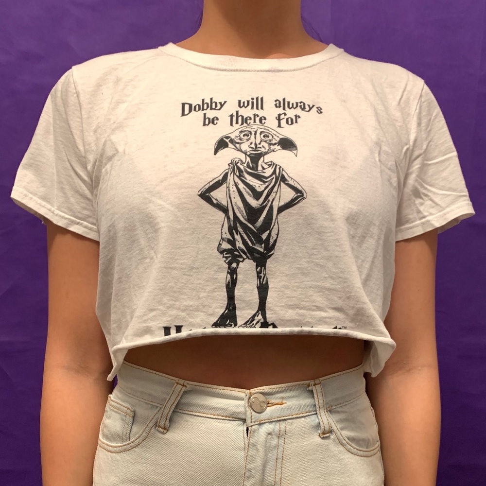 Vintage Harry Potter Dobby Crop Top